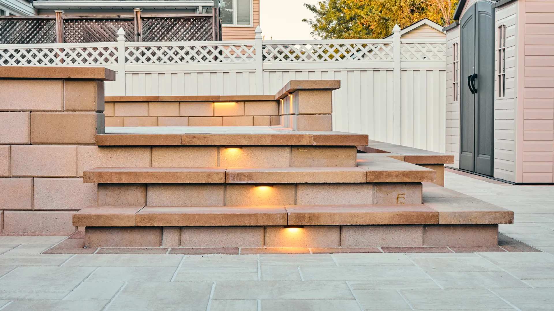 3D Designed Interlock Patio & Outdoor Lighting — Ottawa — 6