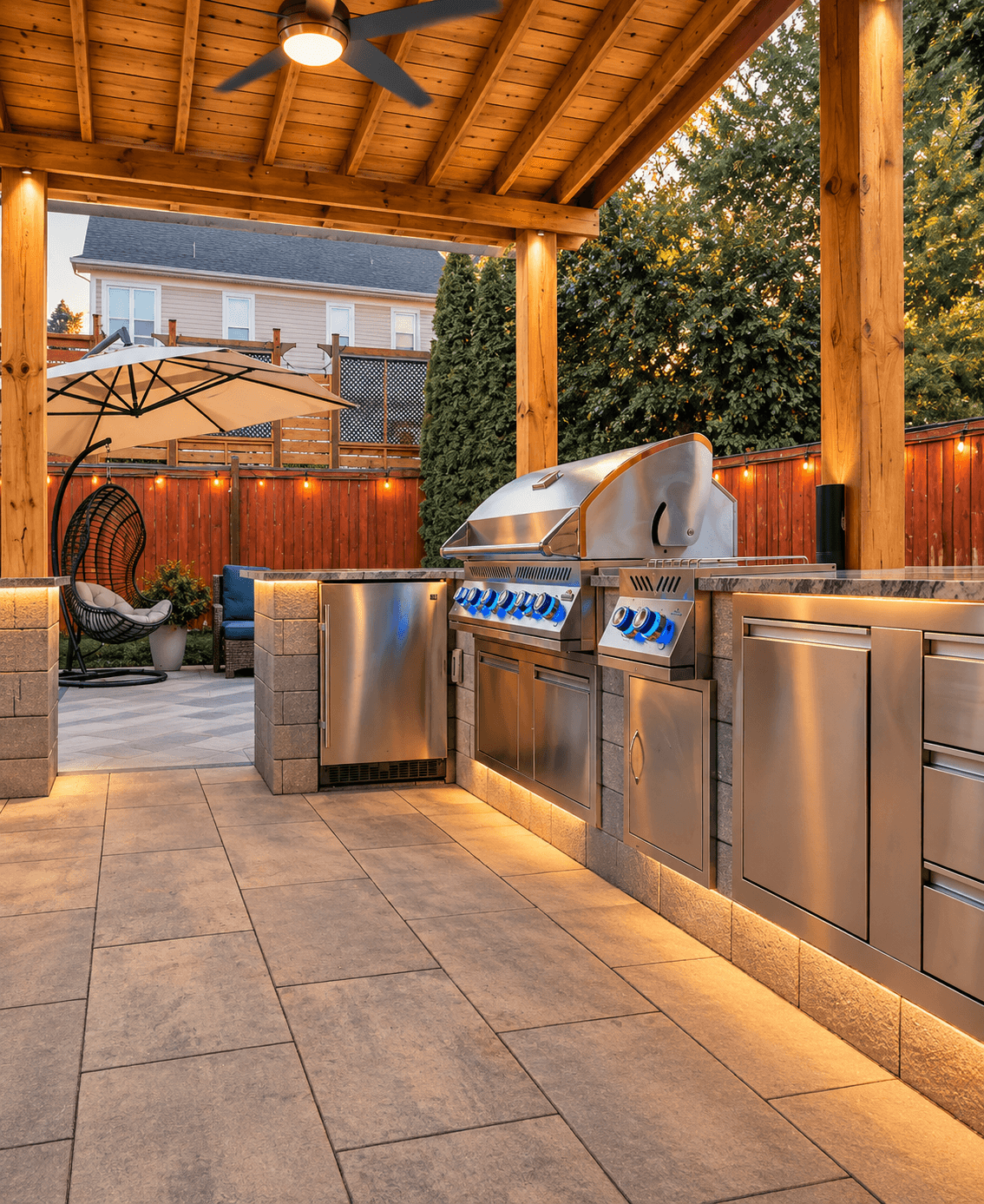 Outdoor Kitchen & Poolside Patio — Ottawa