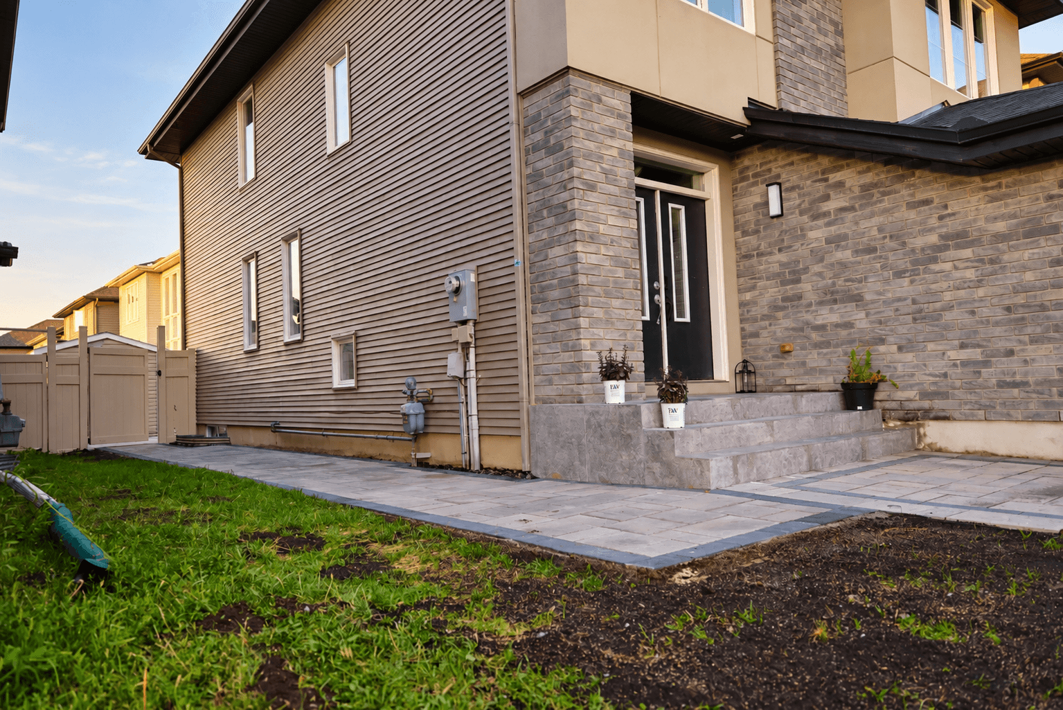 Custom Modern Backyard Design — Greely — 8