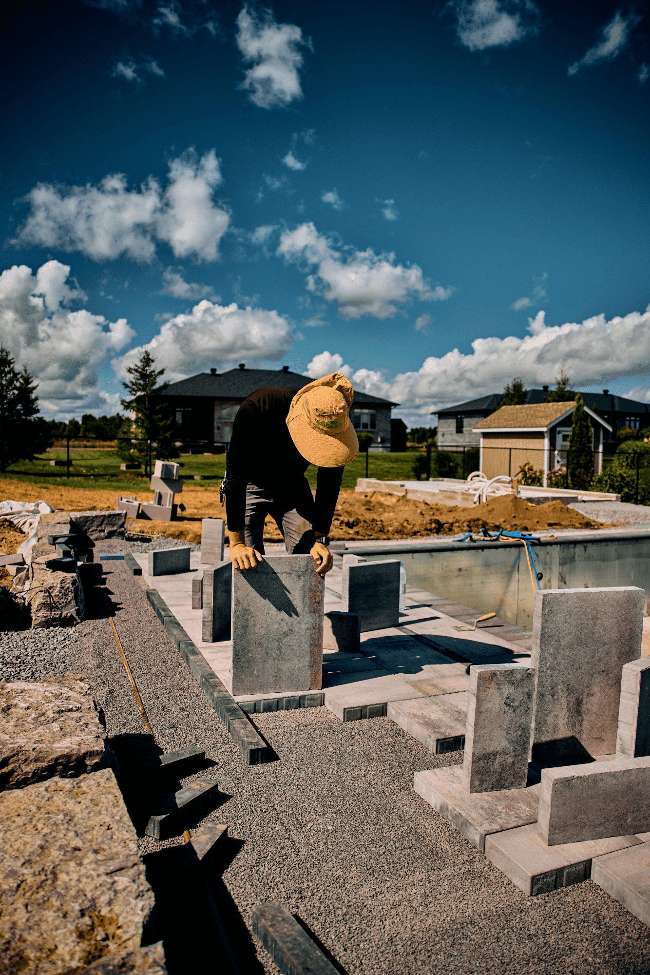 Modern Pool & Outdoor Living Transformation — Greely, ON — 1