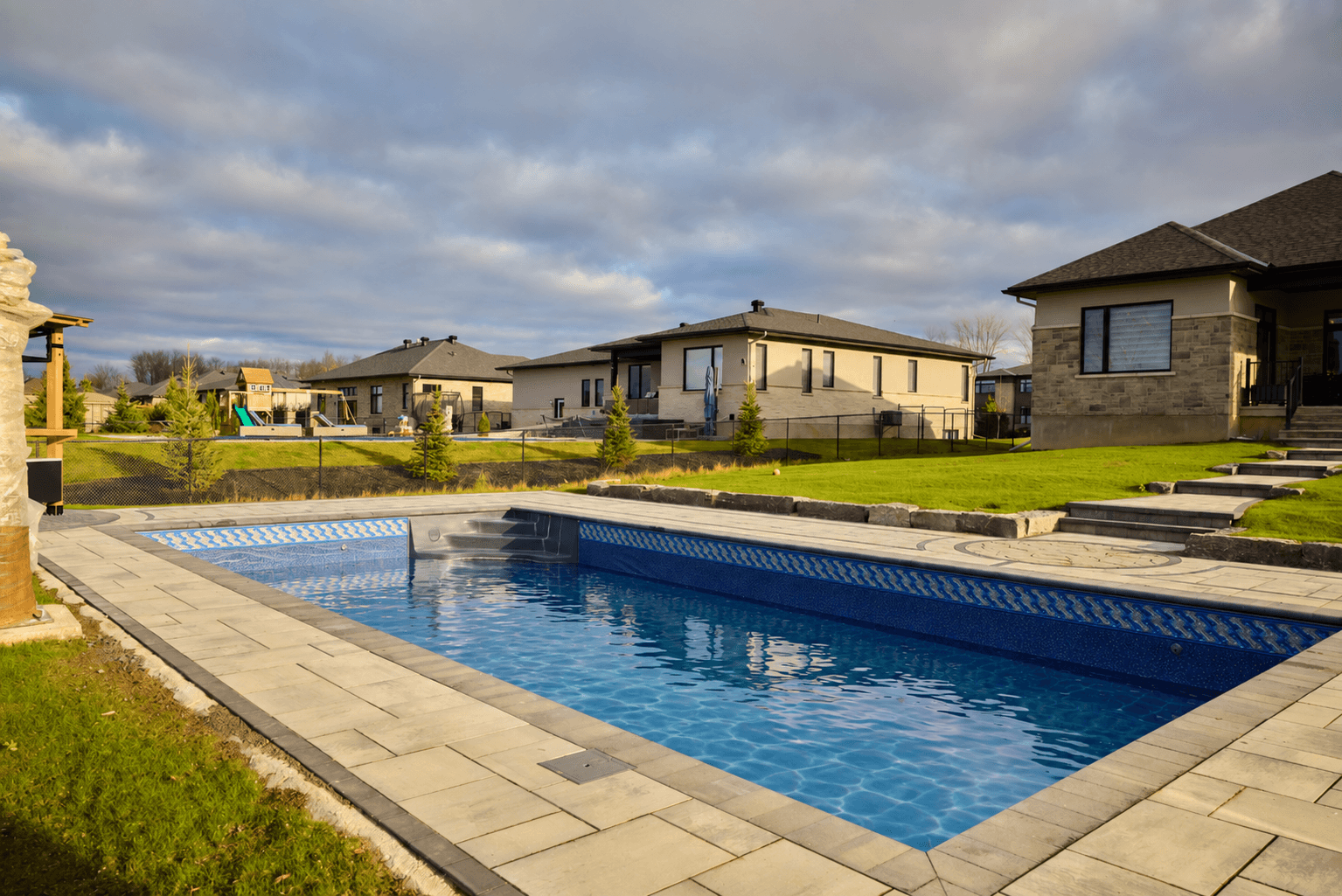 Modern Pool & Outdoor Living Transformation — Greely, ON — 6