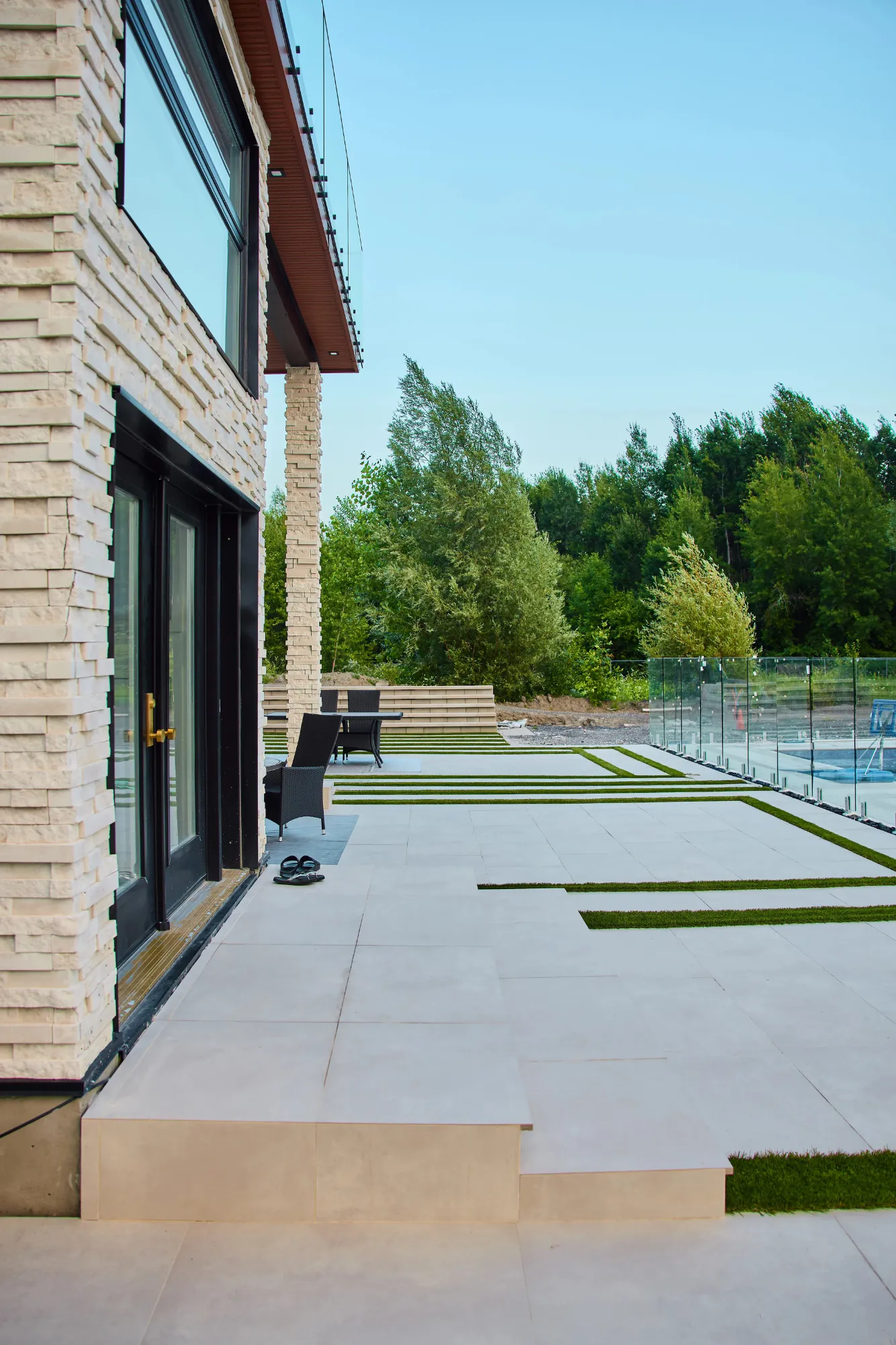Outdoor Porcelain Tile & Lakeview Retreat — Greely — 1