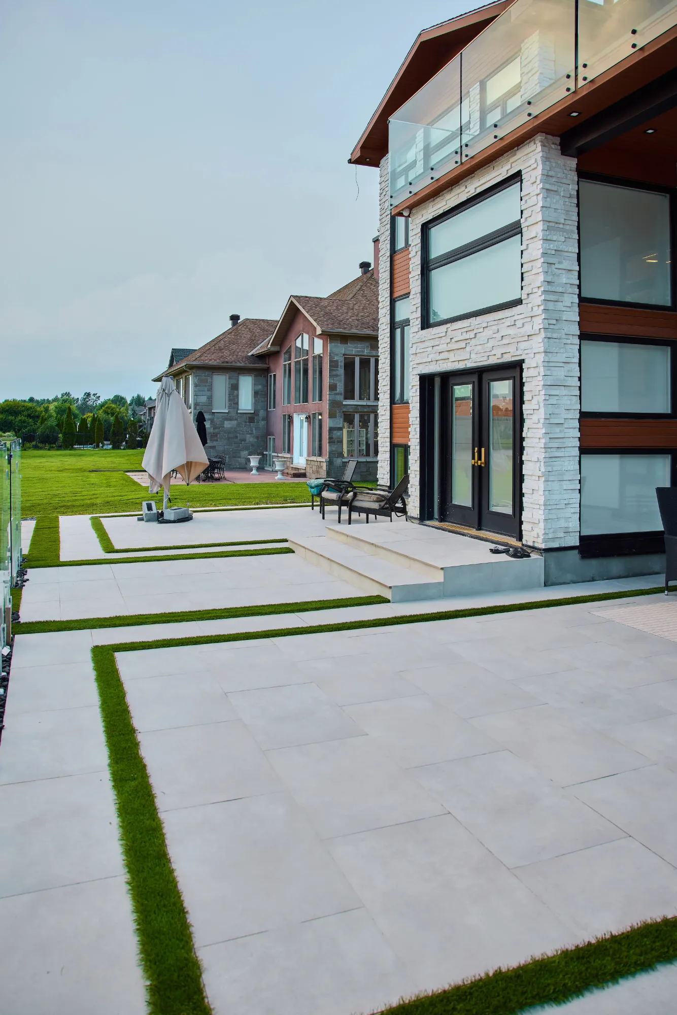 Outdoor Porcelain Tile & Lakeview Retreat — Greely — 4