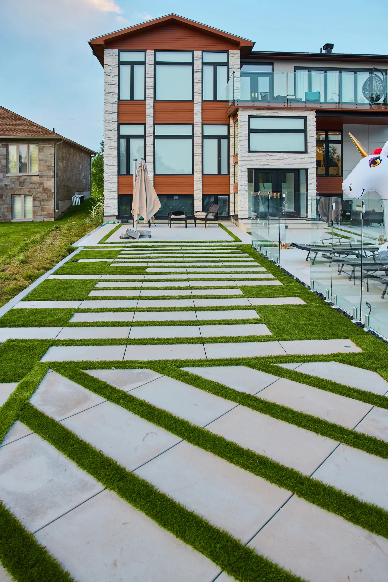 Outdoor Porcelain Tile & Lakeview Retreat — Greely — 9
