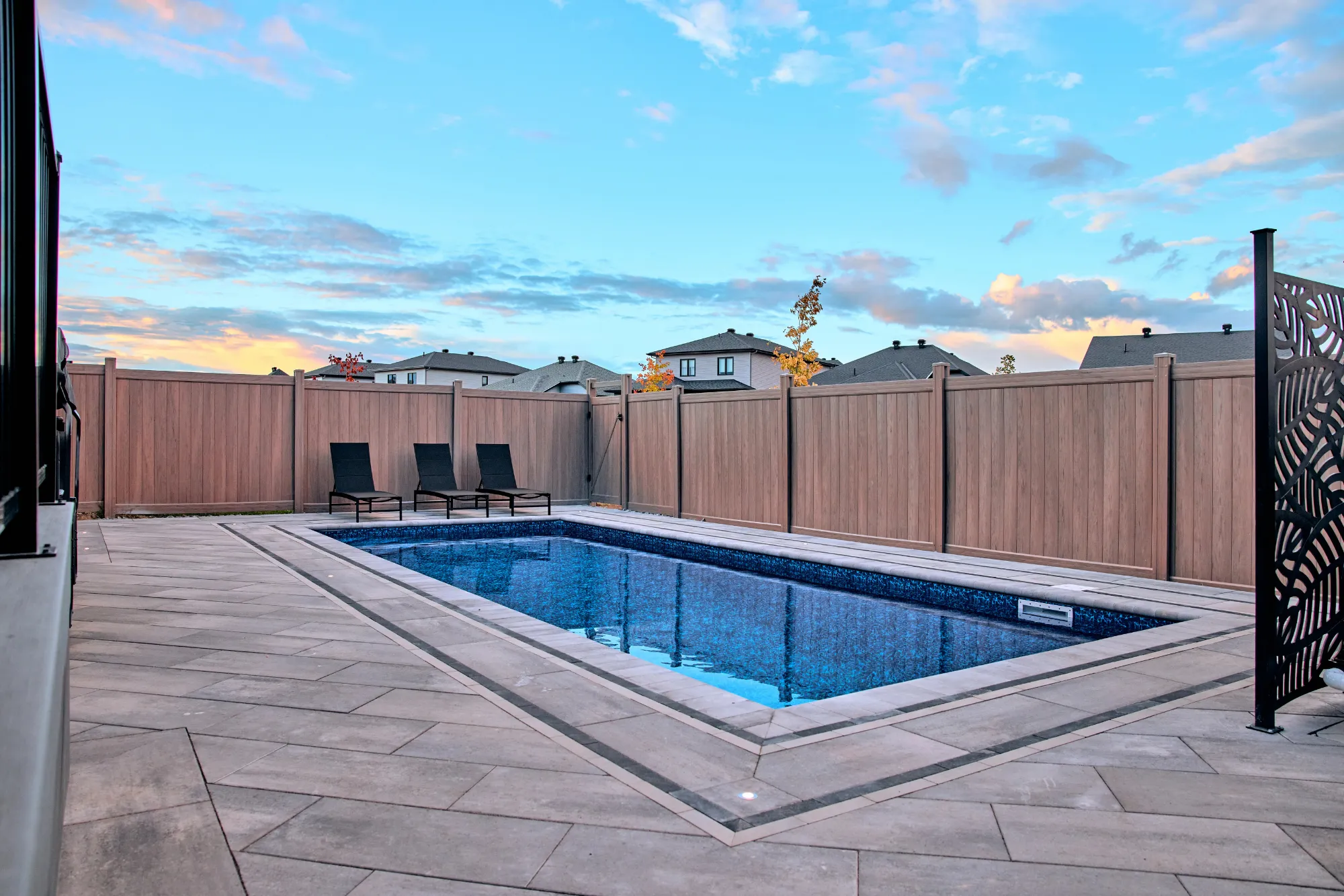 Pool & Composite Deck Backyard Retreat — Embrun — 2