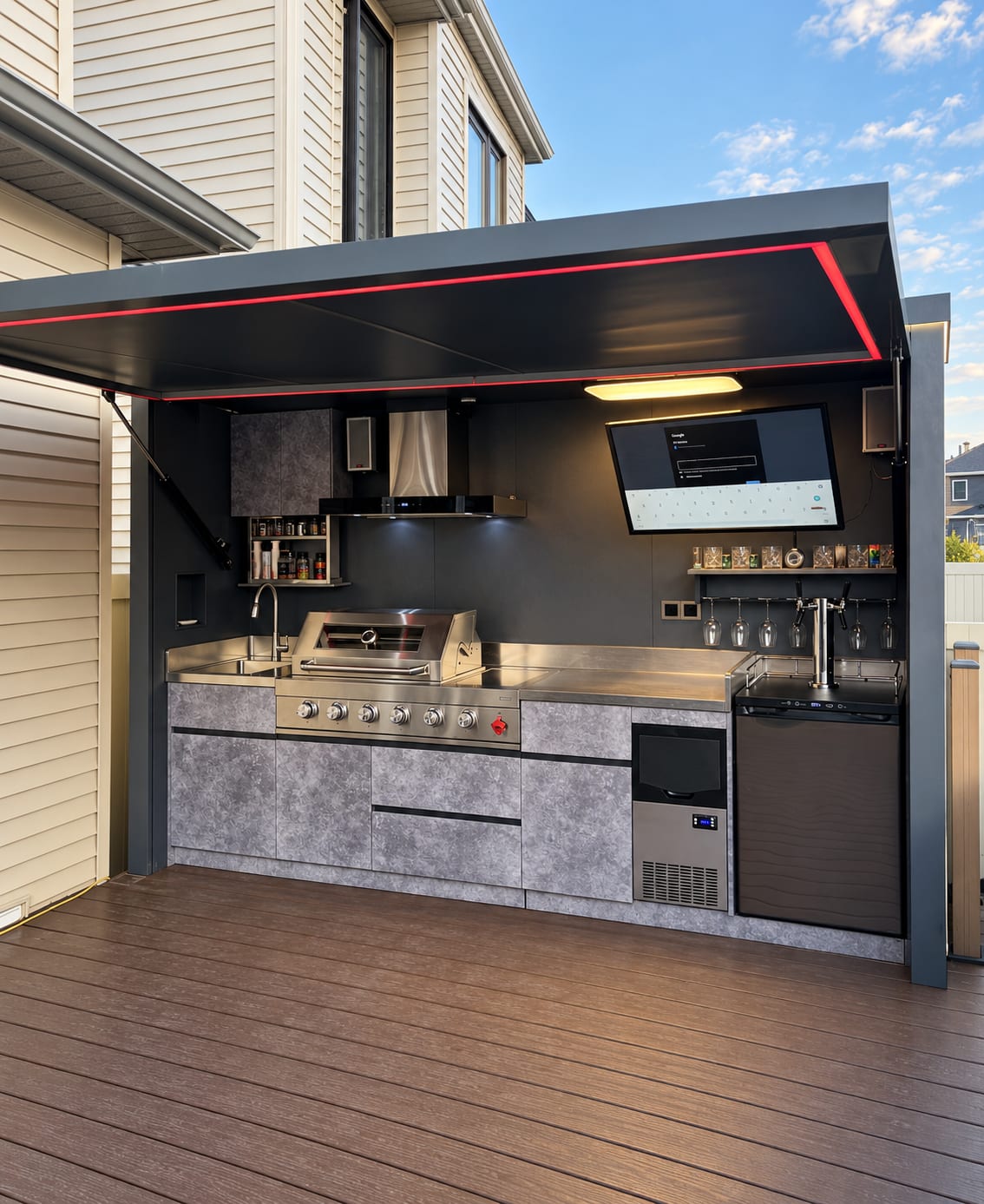 Custom Stainless Steel Outdoor Kitchens in Ottawa