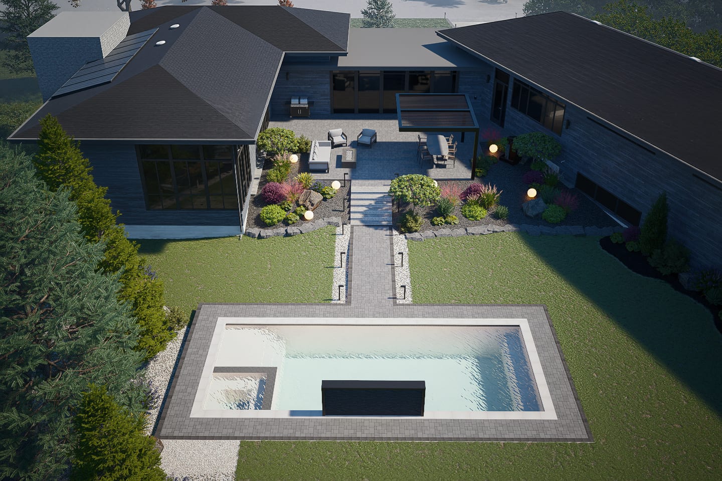 Modern Estate Outdoor Living Design - Rockcliffe Park