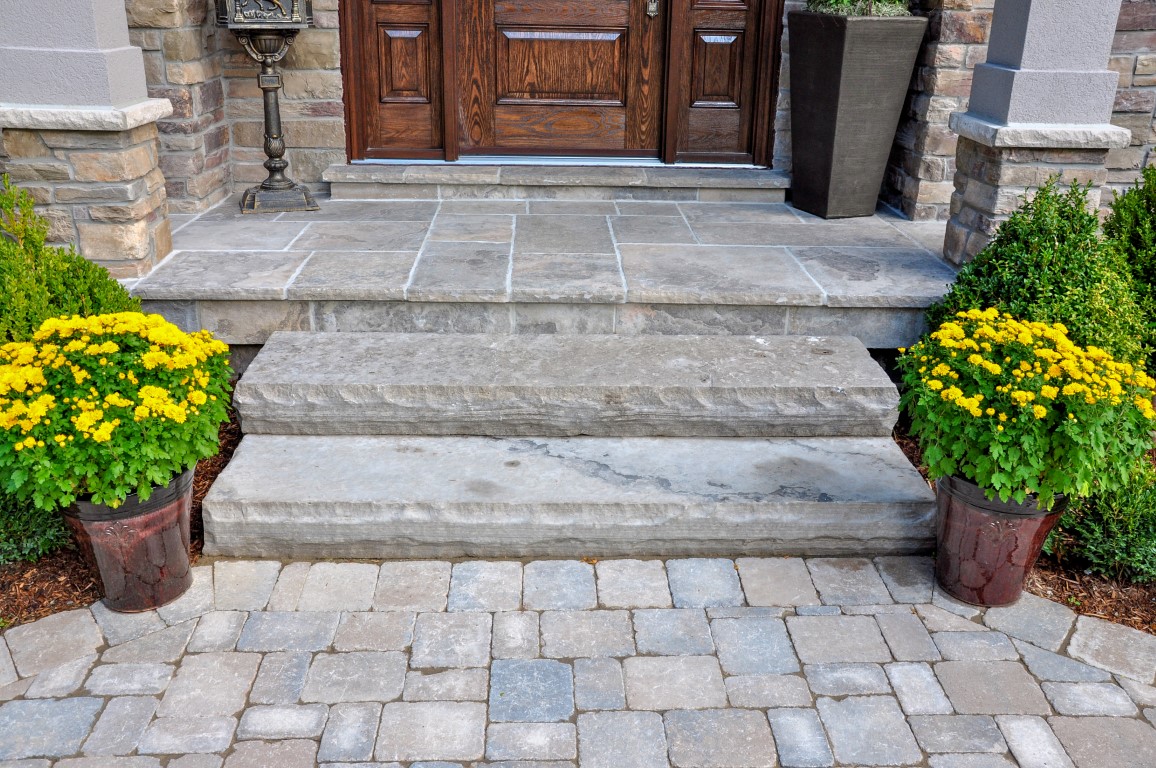 Flagstone steps