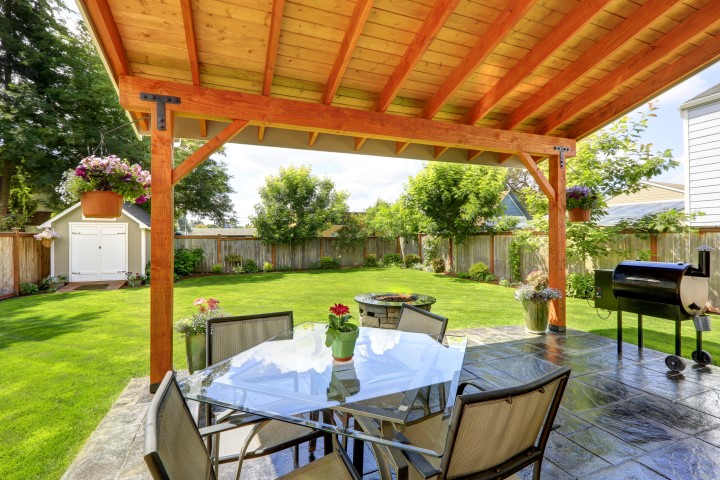 New wood pergola