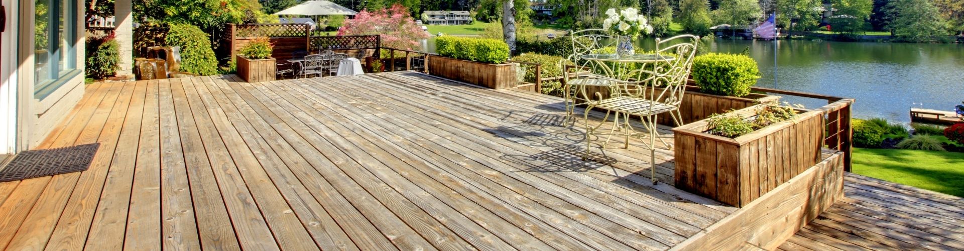 Wood deck