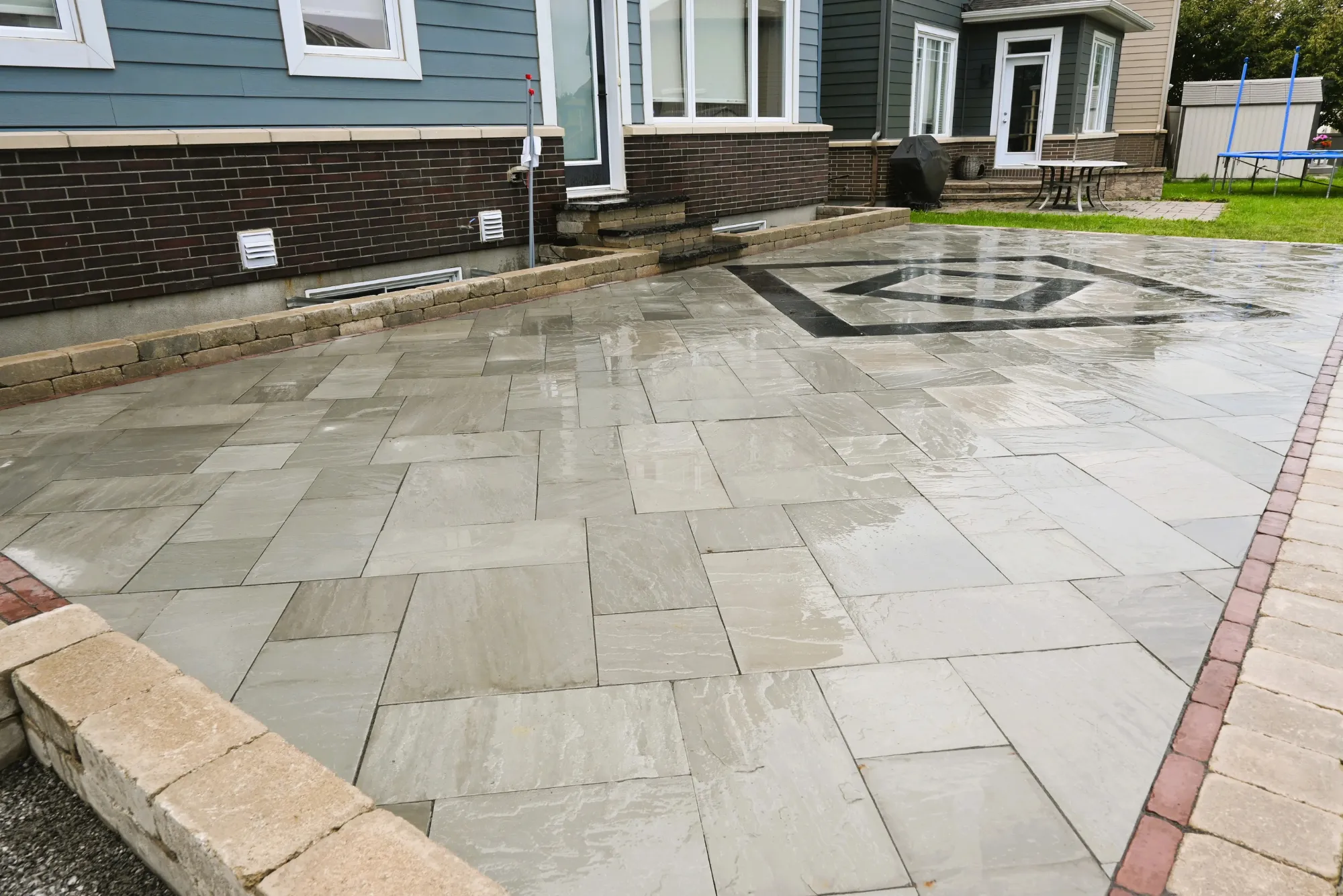 banas stone patio project